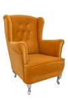 Fotel Royal Musztardowy